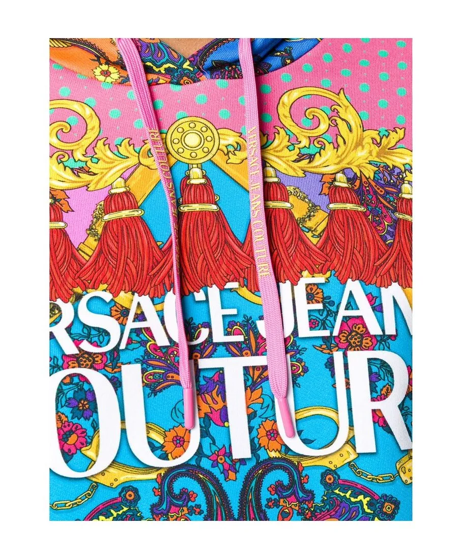 Paisley Fantasy Print Hoodie