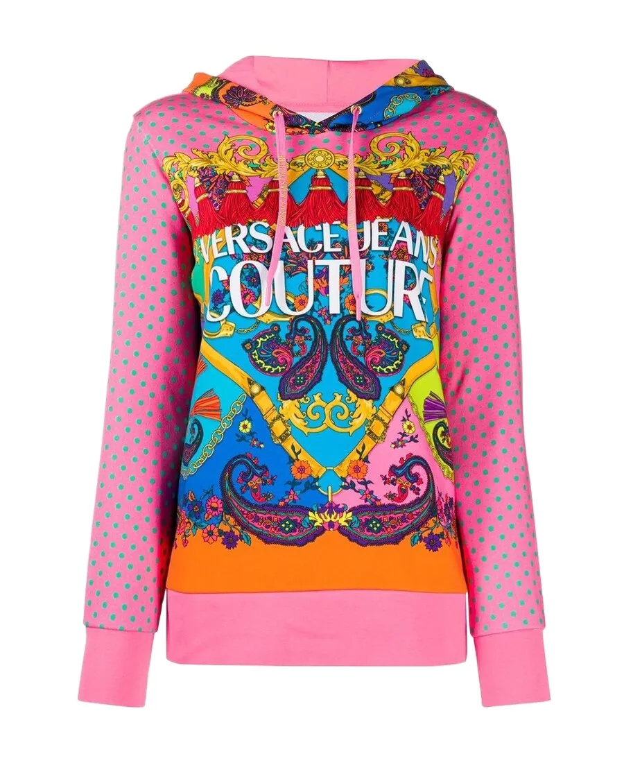 Paisley Fantasy Print Hoodie