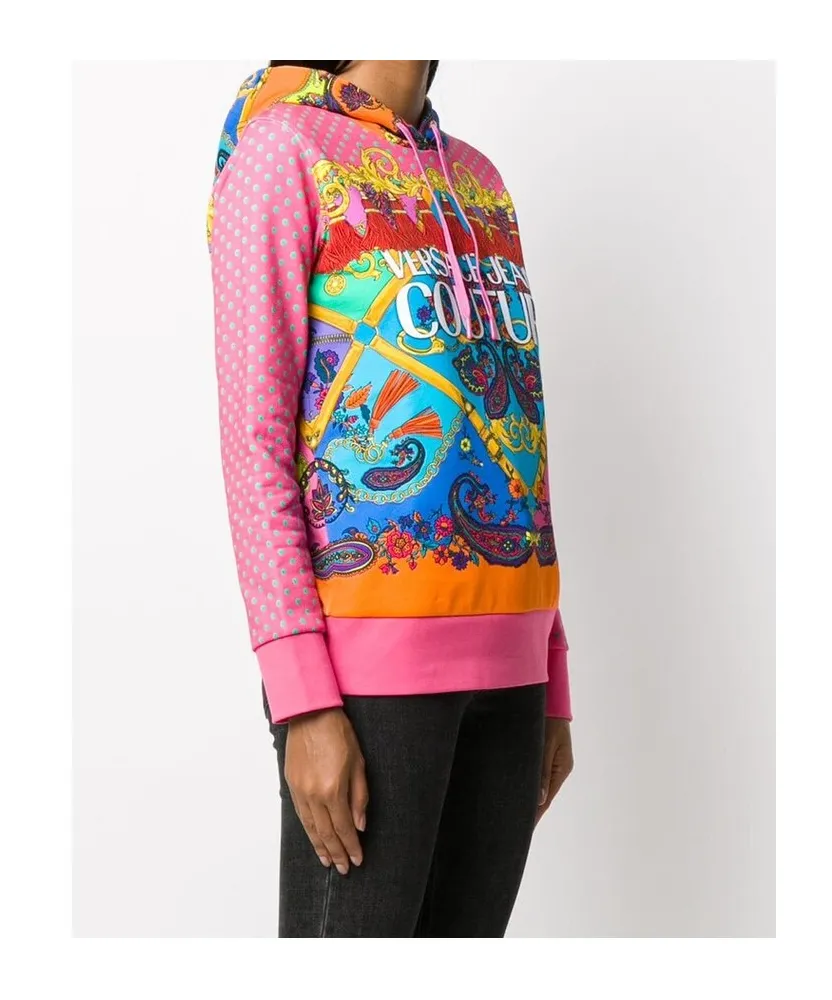 Paisley Fantasy Print Hoodie
