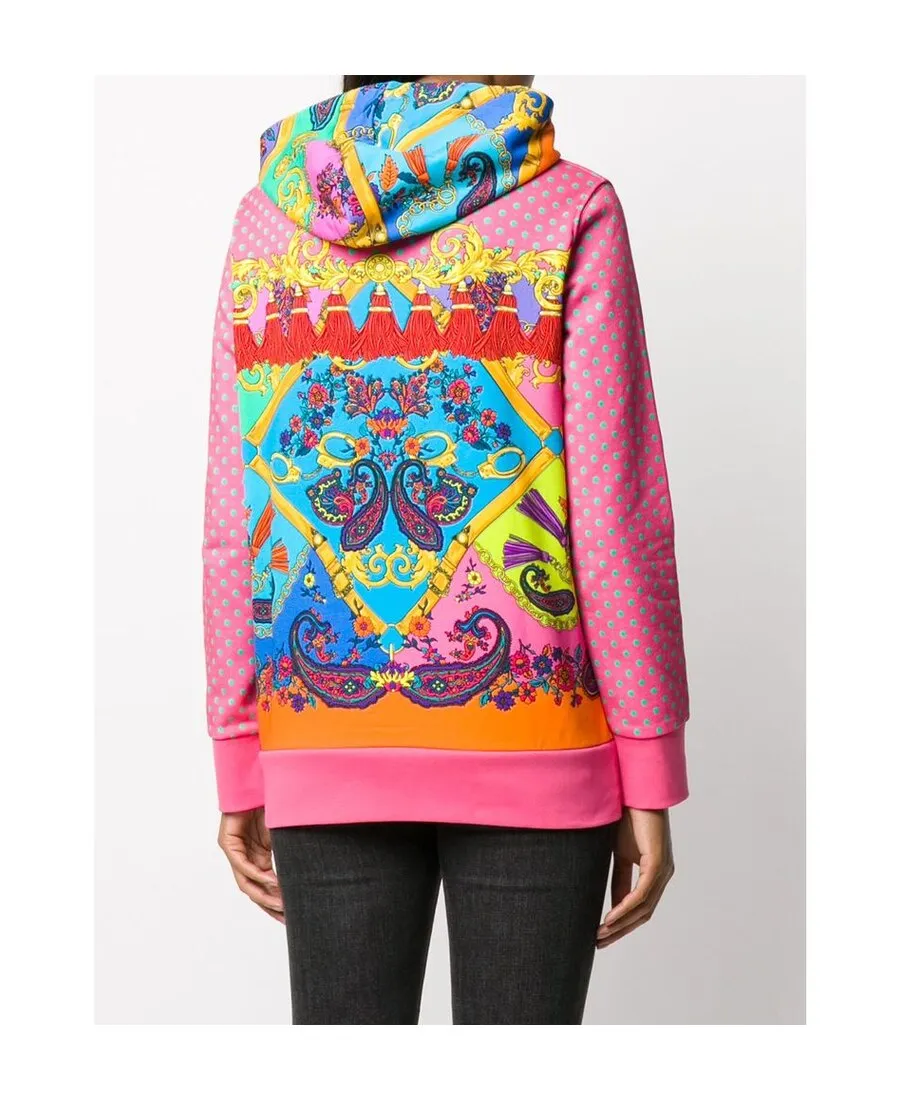 Paisley Fantasy Print Hoodie