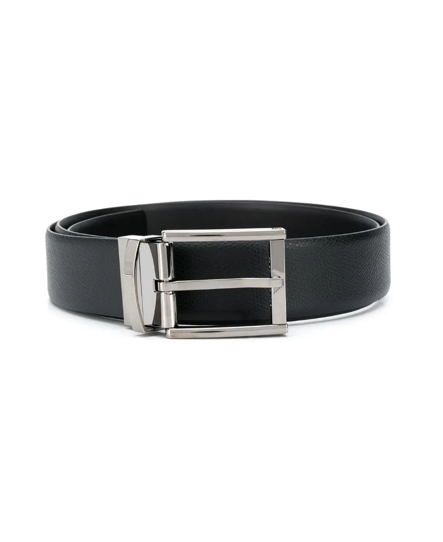 Emporio Armani Logo Engraved Reversible Belt
