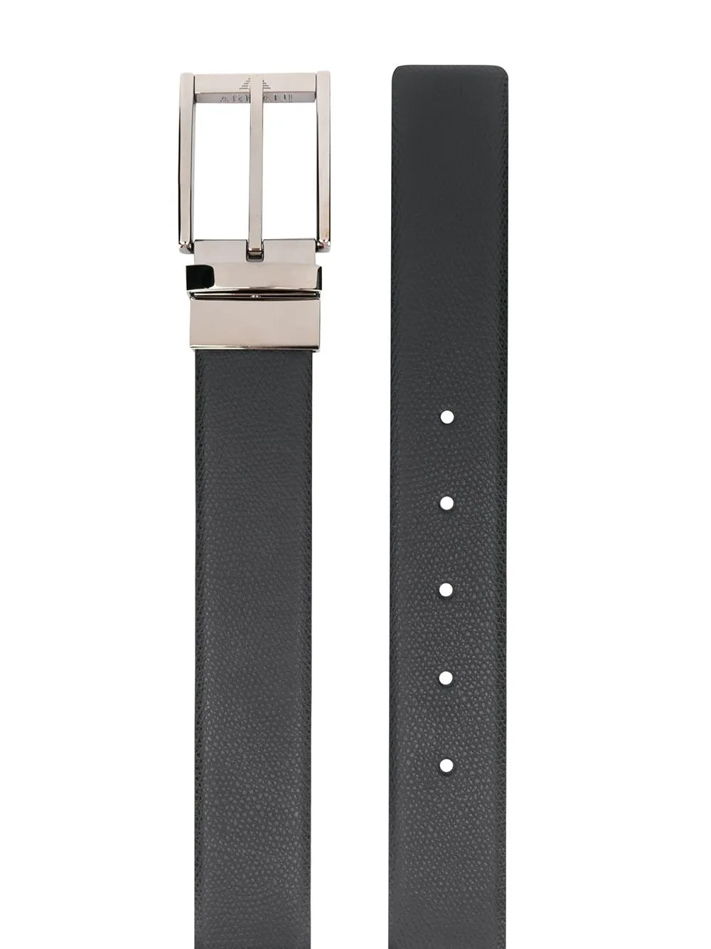 Emporio Armani Logo Engraved Reversible Belt