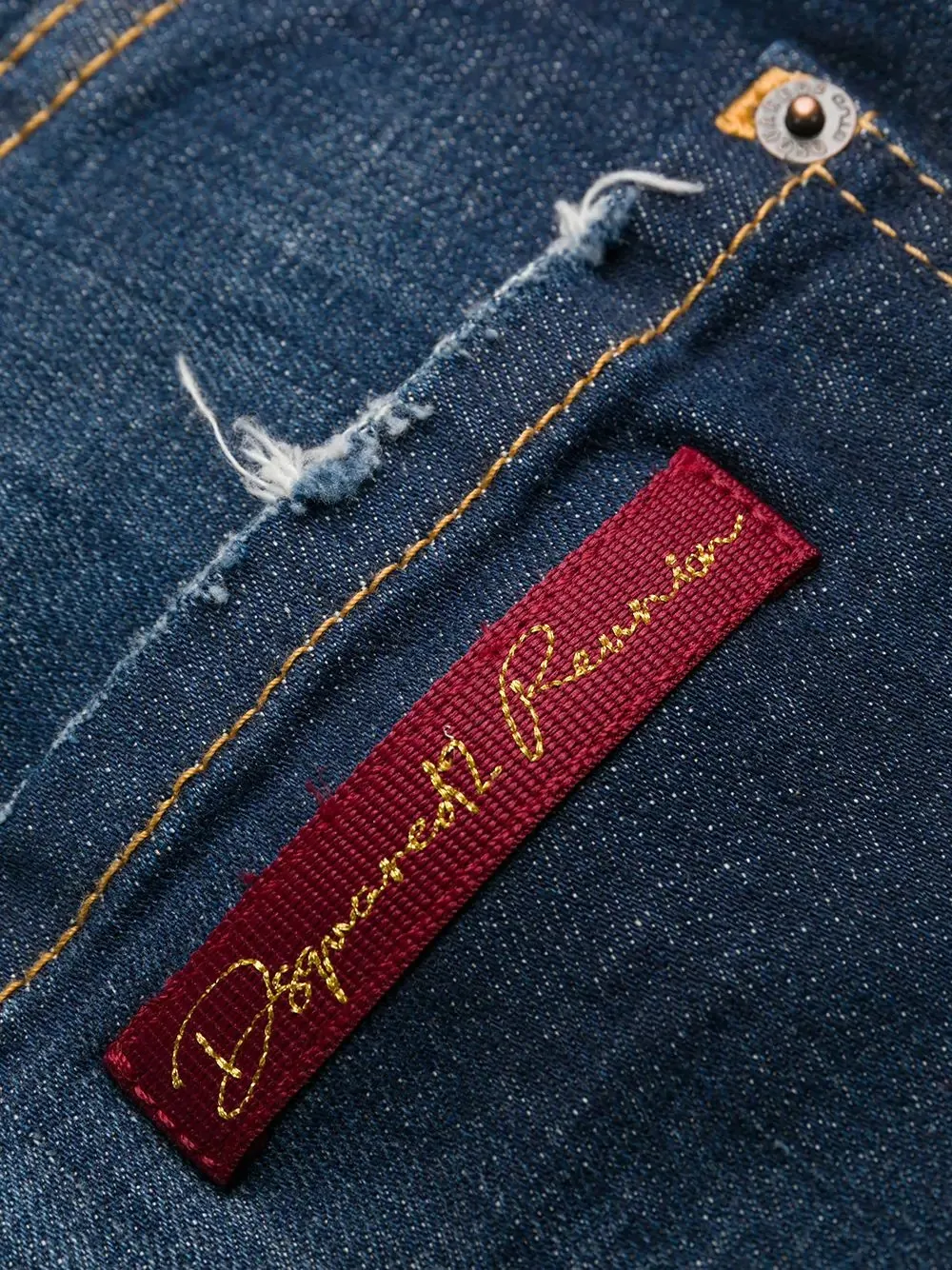Distressed Slim-Fit Jeans