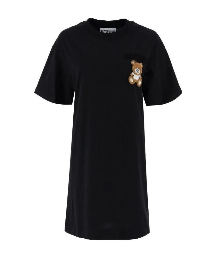 Teddy Bear Beaded T-Shirt Dress