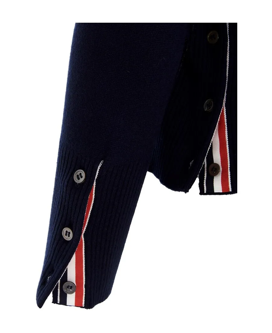 Thom Browne 4-Bar V-Neck Cardigan
