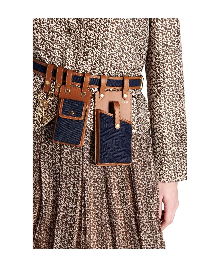 Multi-Accessory Ff Motif Belt