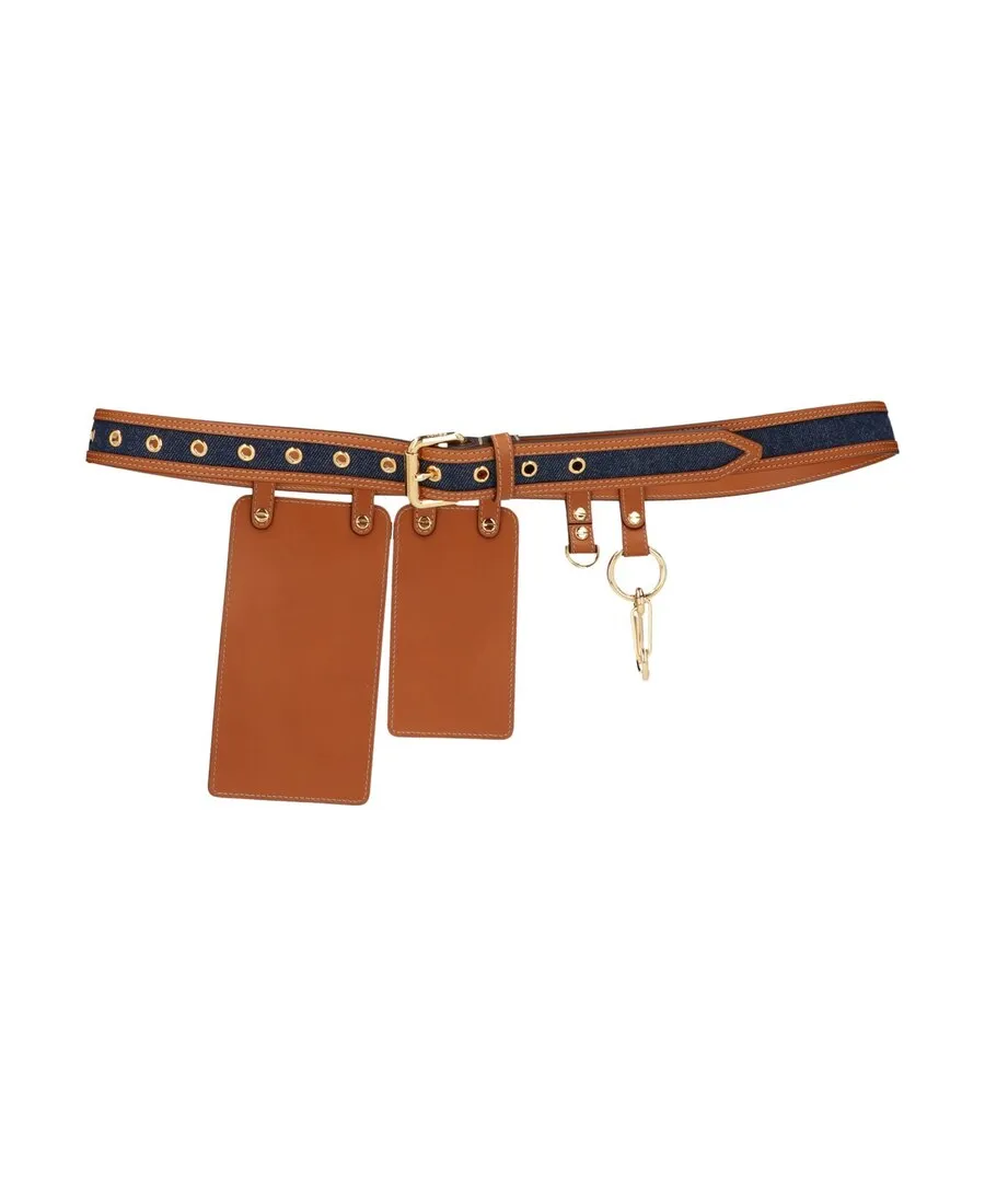 Multi-Accessory Ff Motif Belt