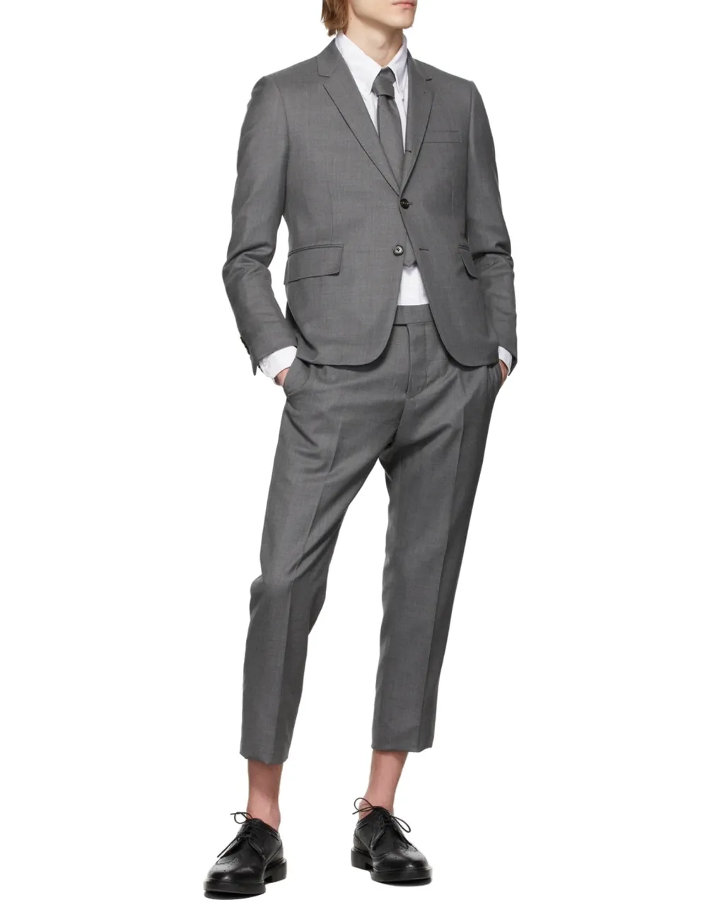 Slim-Cut Single-Breasted Suit