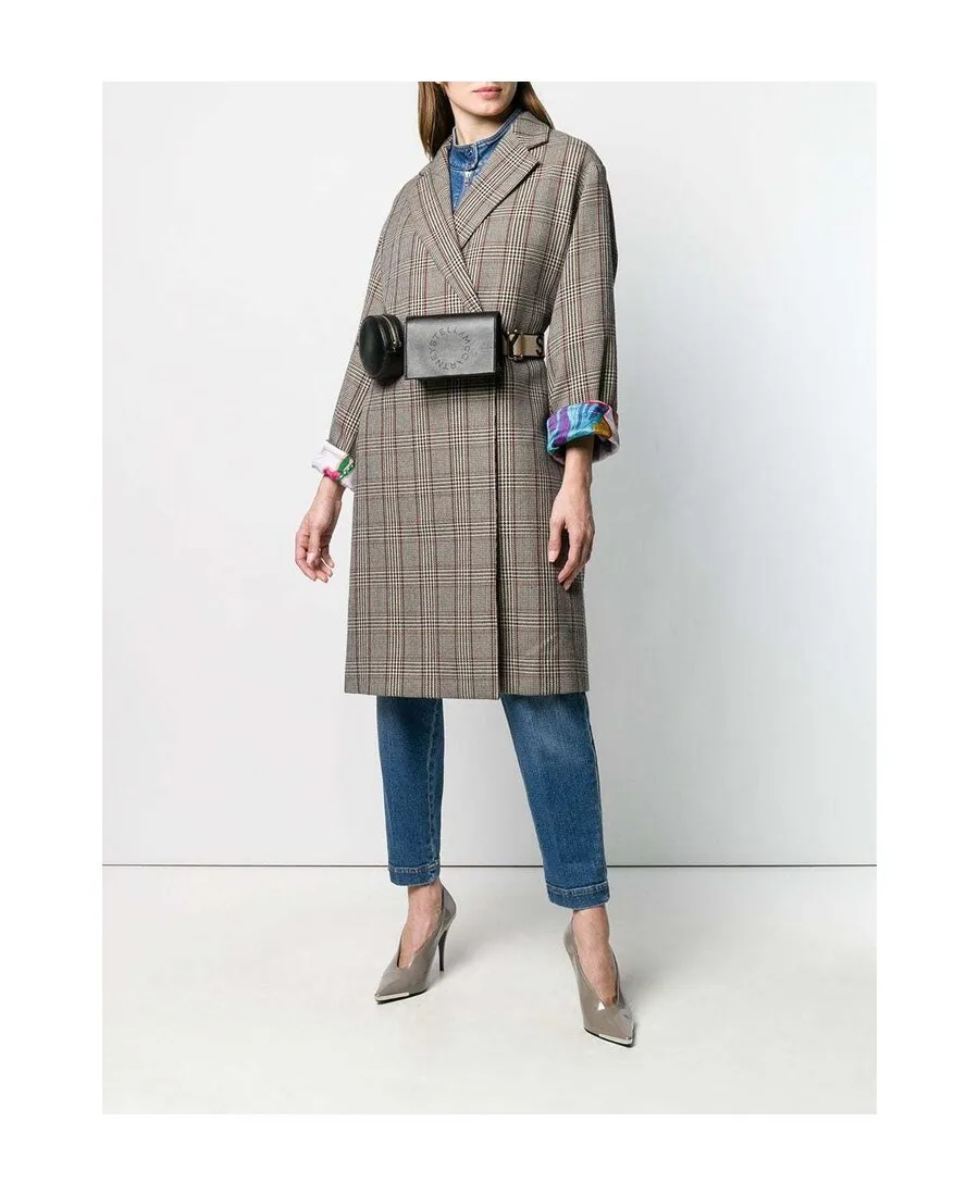 Multicolor Plaid Coat