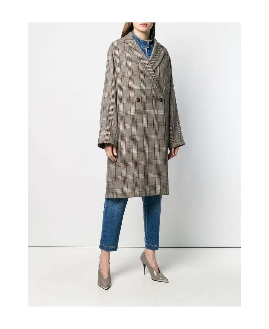 Multicolor Plaid Coat