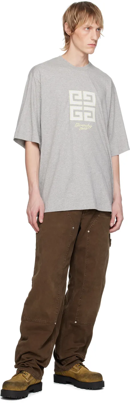 Givenchy 4G Embroidered Crewneck T-Shirt
