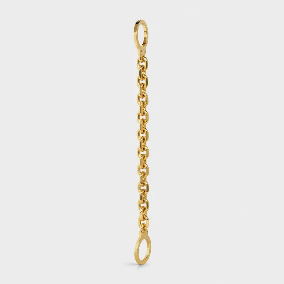 ChaÎNe Triomphe Golden Handcuff Small Bracelet In Vermeil