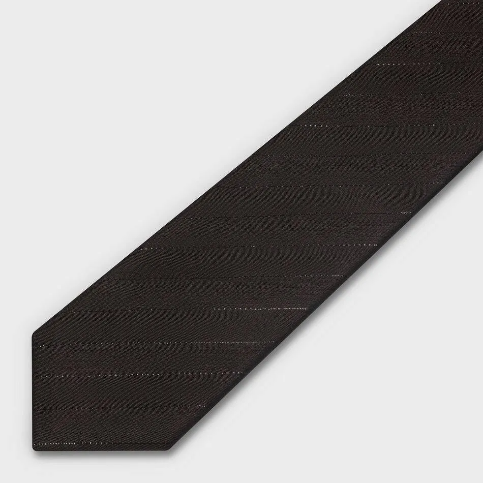 Black Jacquard Tie