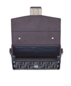 Fendi Baguette Soft Trunk Ff Jacquard Shoulder Bag
