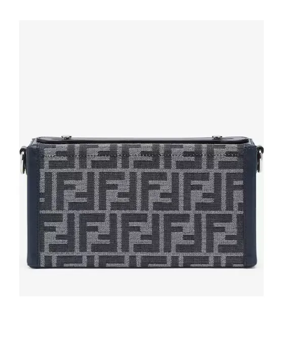 Fendi Baguette Soft Trunk Ff Jacquard Shoulder Bag