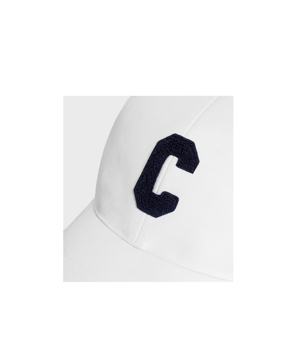 Initial Baseball Cap In Cotton