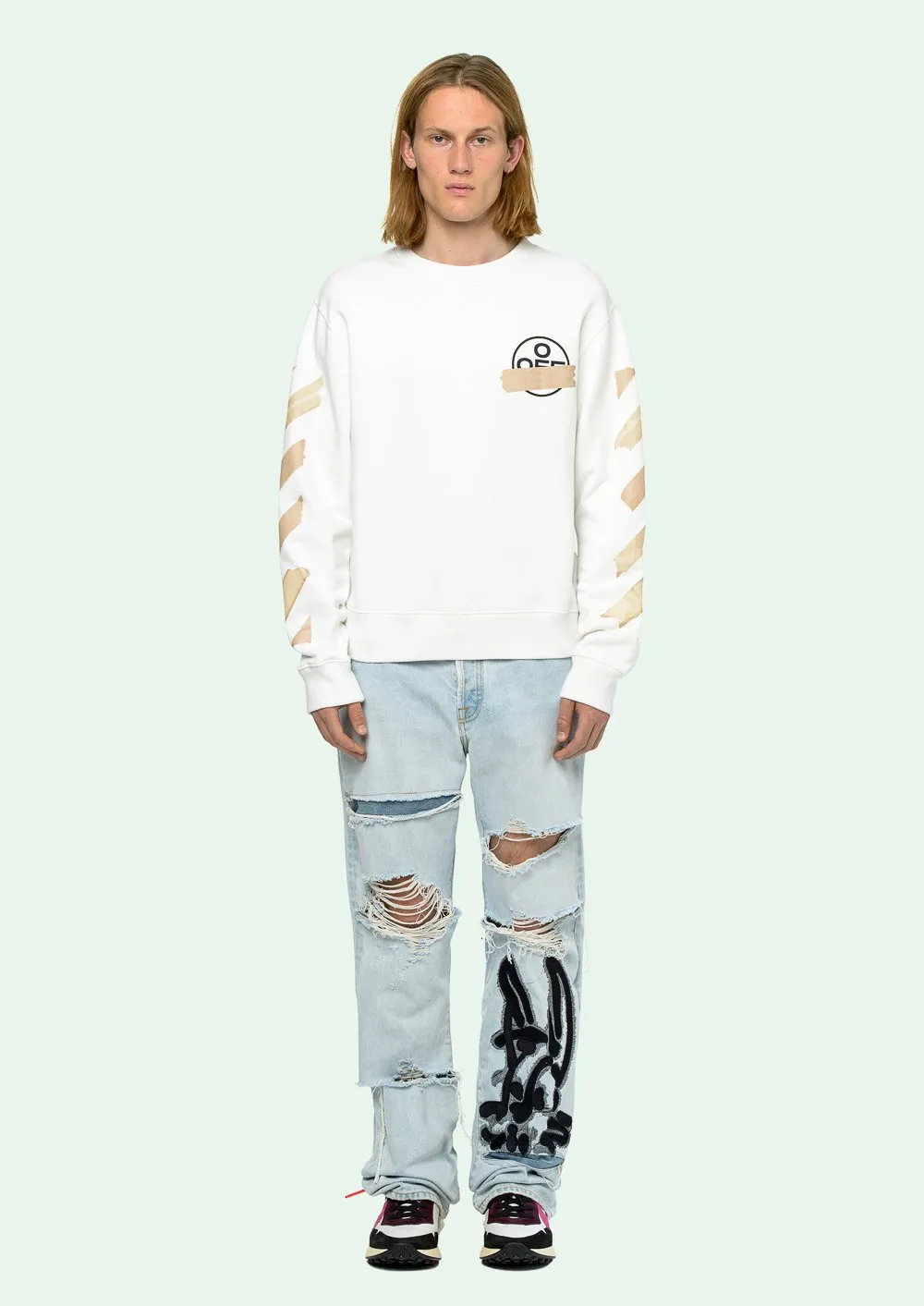 Tape Arrows Crew Neck Sweatshirt
