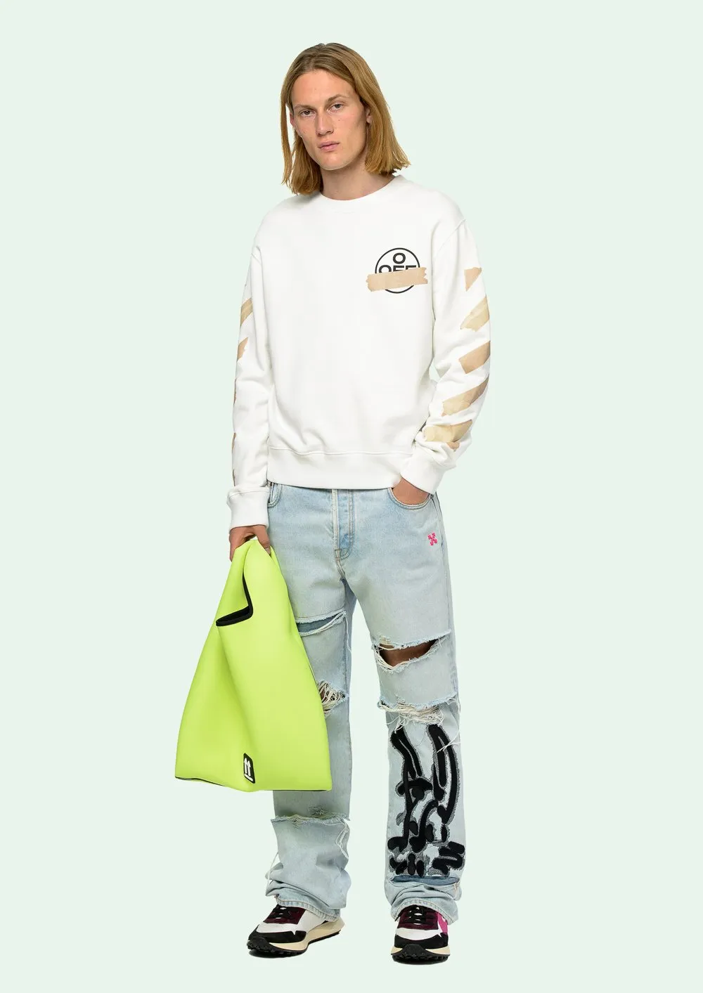 Tape Arrows Crew Neck Sweatshirt