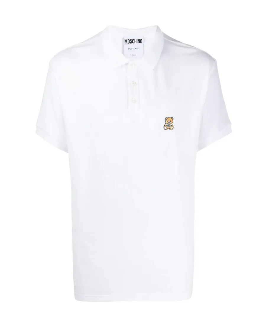 Teddy Bear Embroidered Polo Shirt