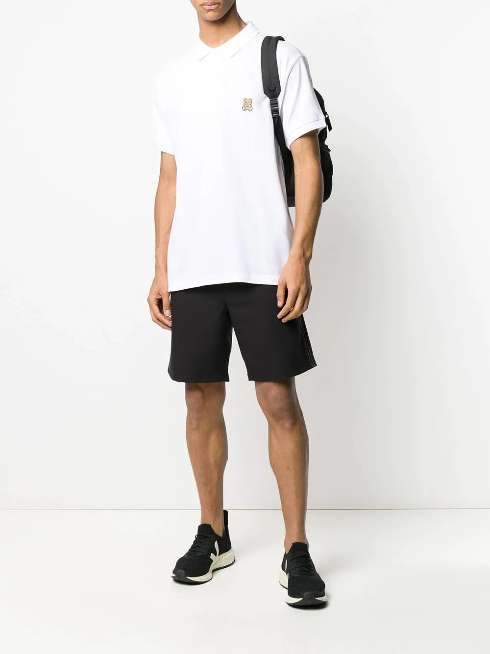 Teddy Bear Embroidered Polo Shirt