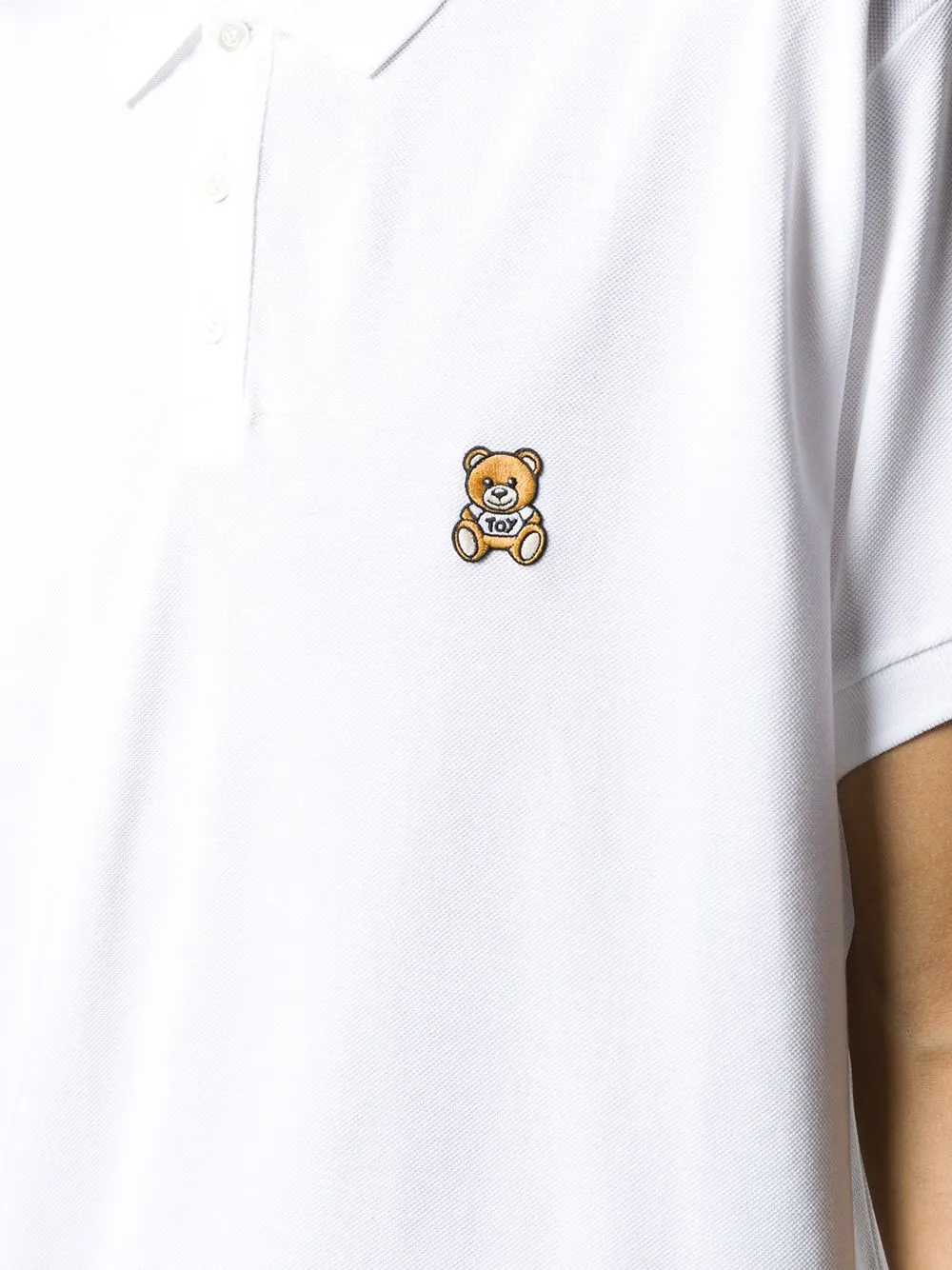 Teddy Bear Embroidered Polo Shirt