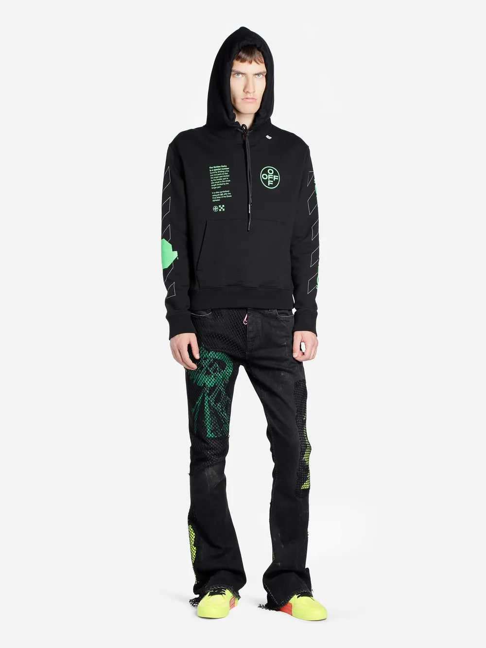 Arch Shapes Print Hoodie