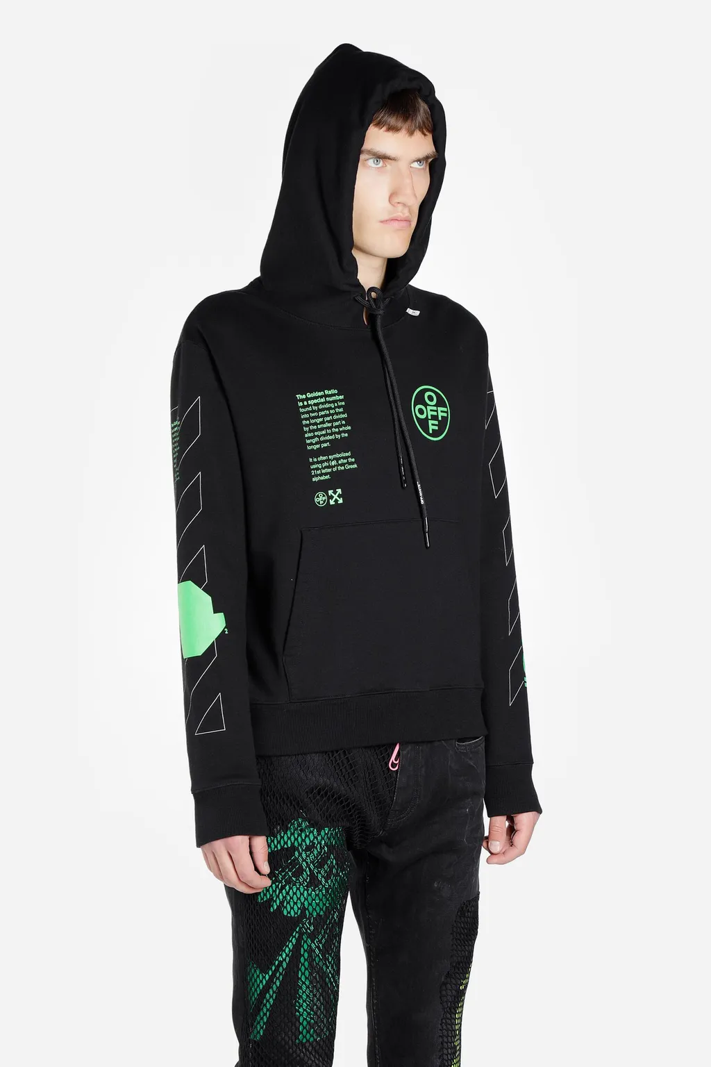 Arch Shapes Print Hoodie