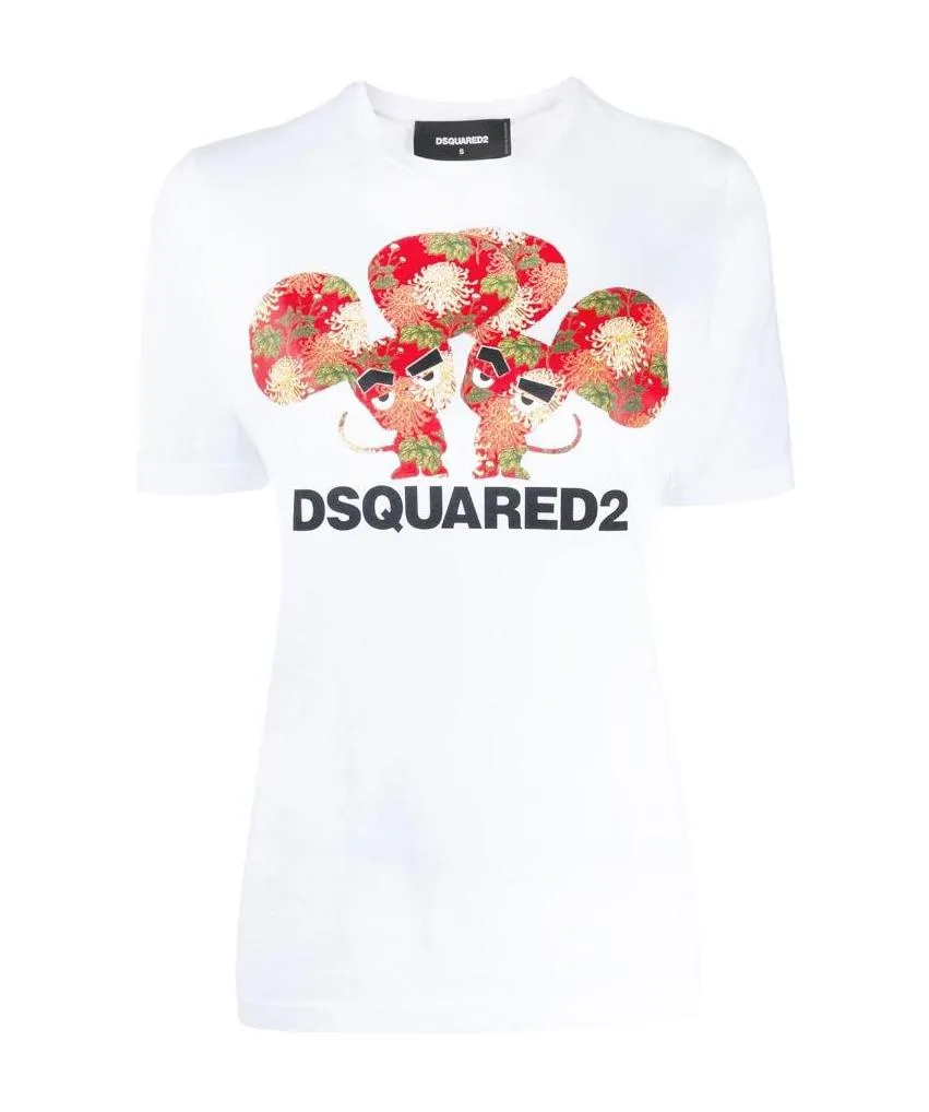 Printed Detail T-Shirt