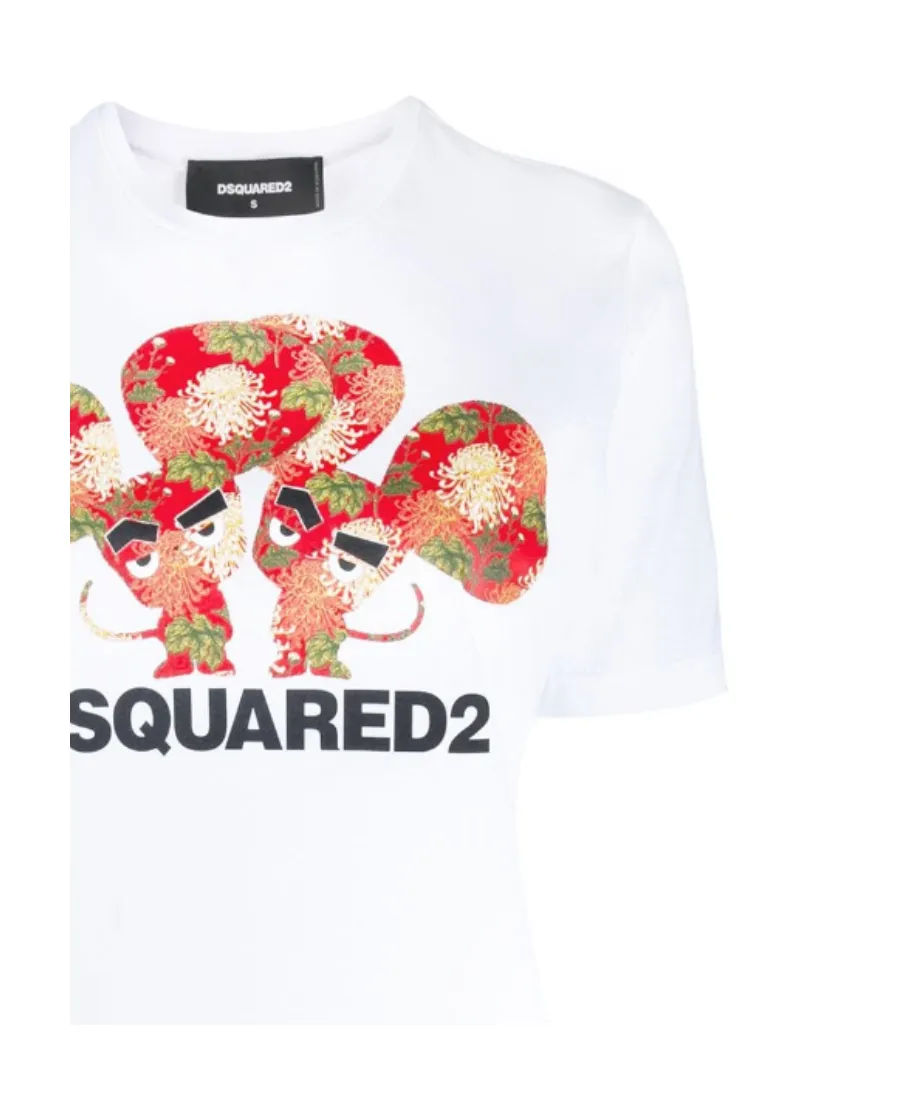 Printed Detail T-Shirt