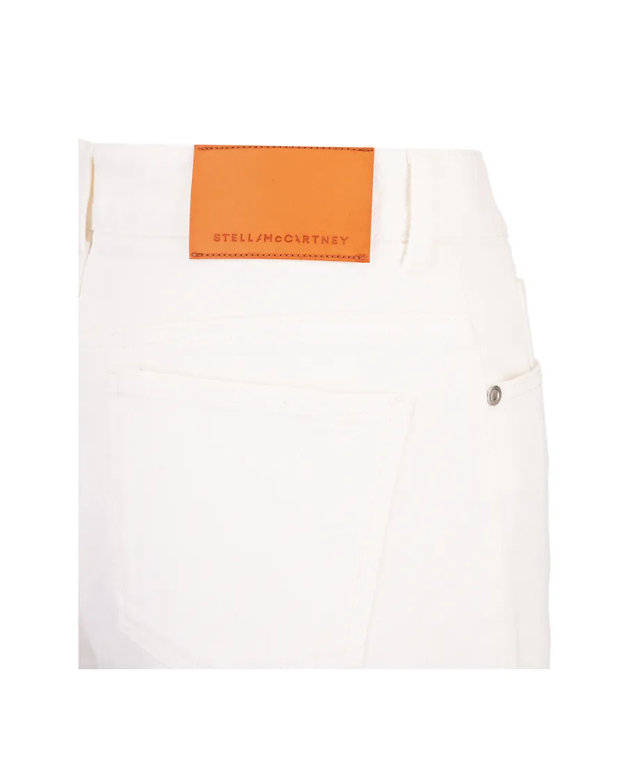 Frayed Hem Denim Shorts