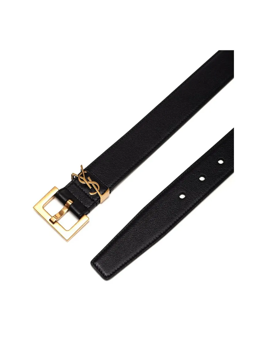 Saint Laurent Monogram Buckle Belt