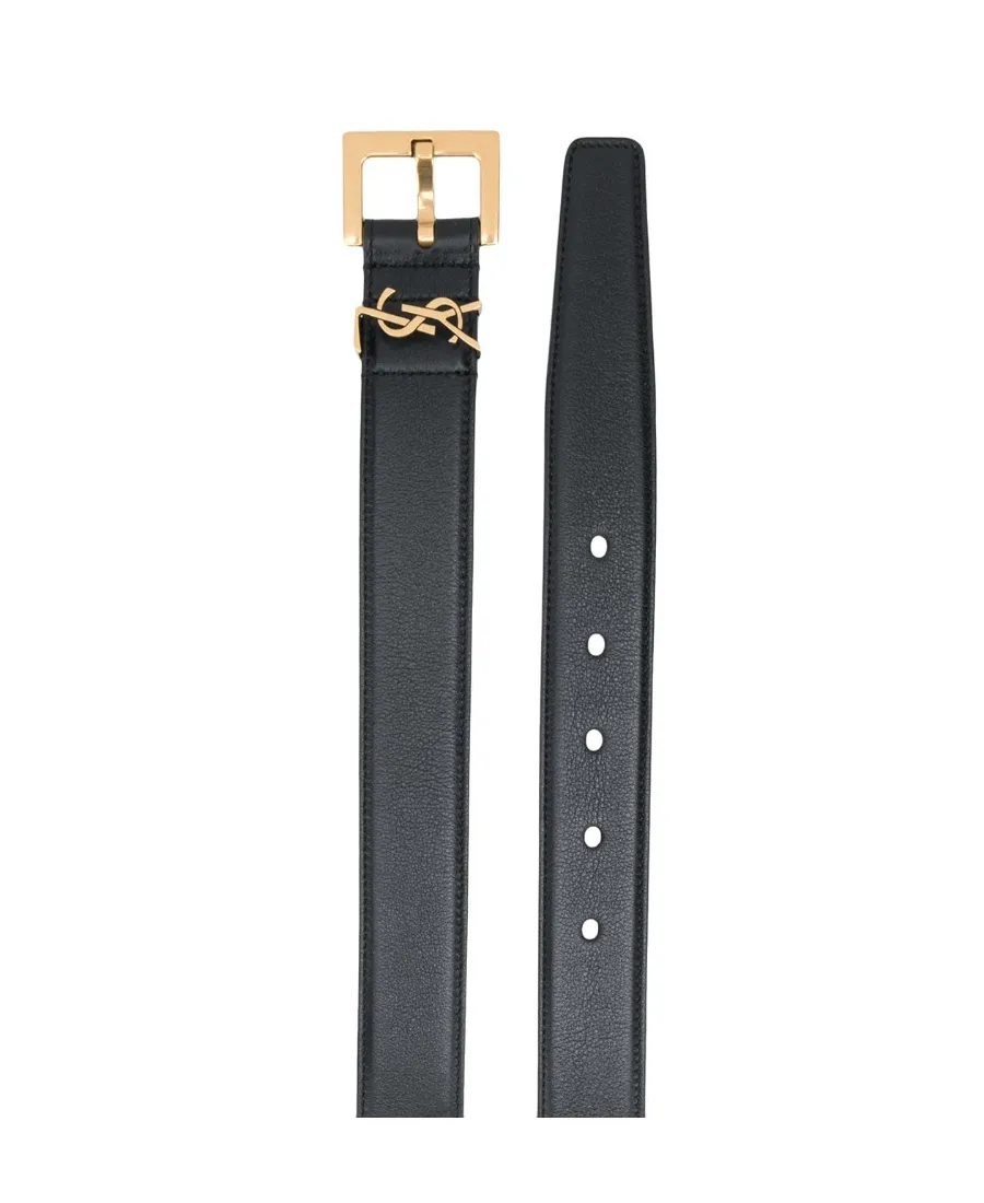 Saint Laurent Monogram Buckle Belt