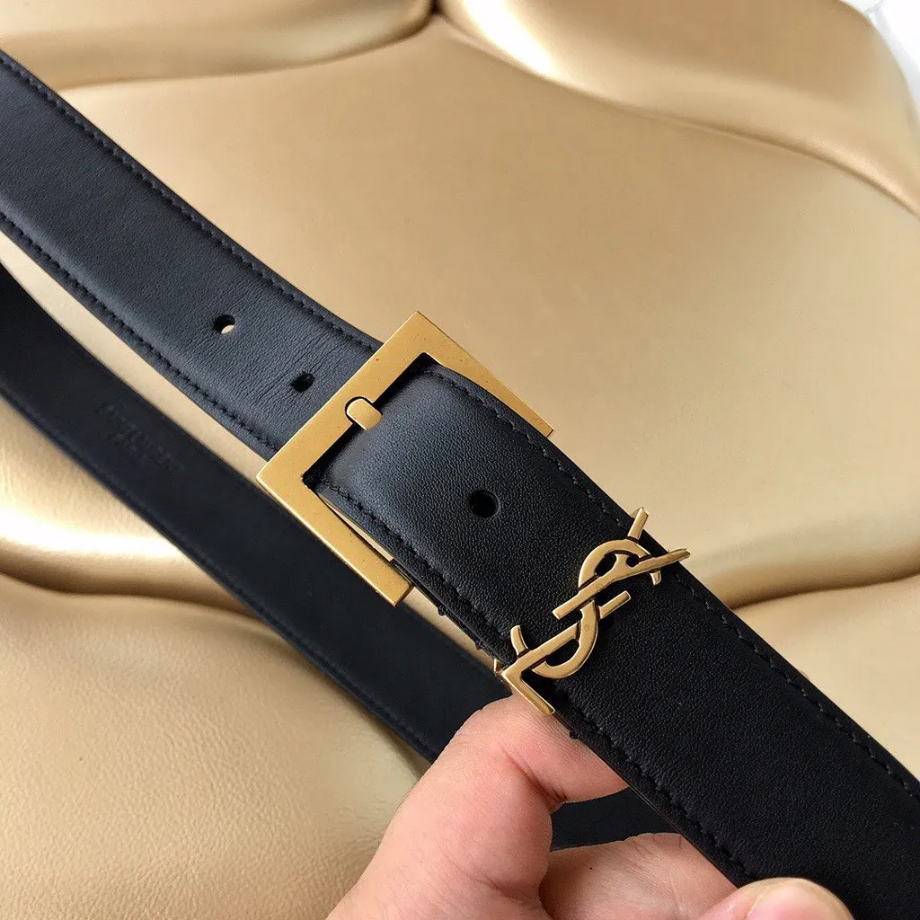 Saint Laurent Monogram Buckle Belt