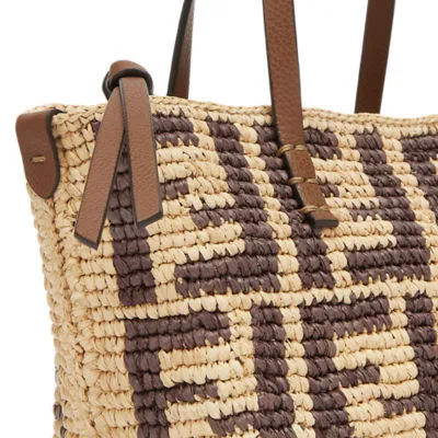 Fendi Mini Roll Ff Crochet Tote Bag