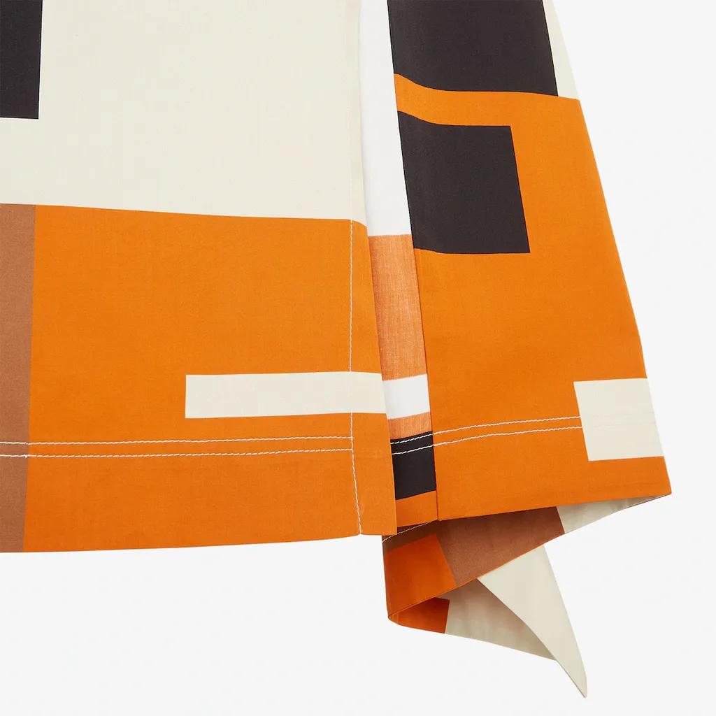 Fendi Asymmetric Hem Draped Midi Skirt