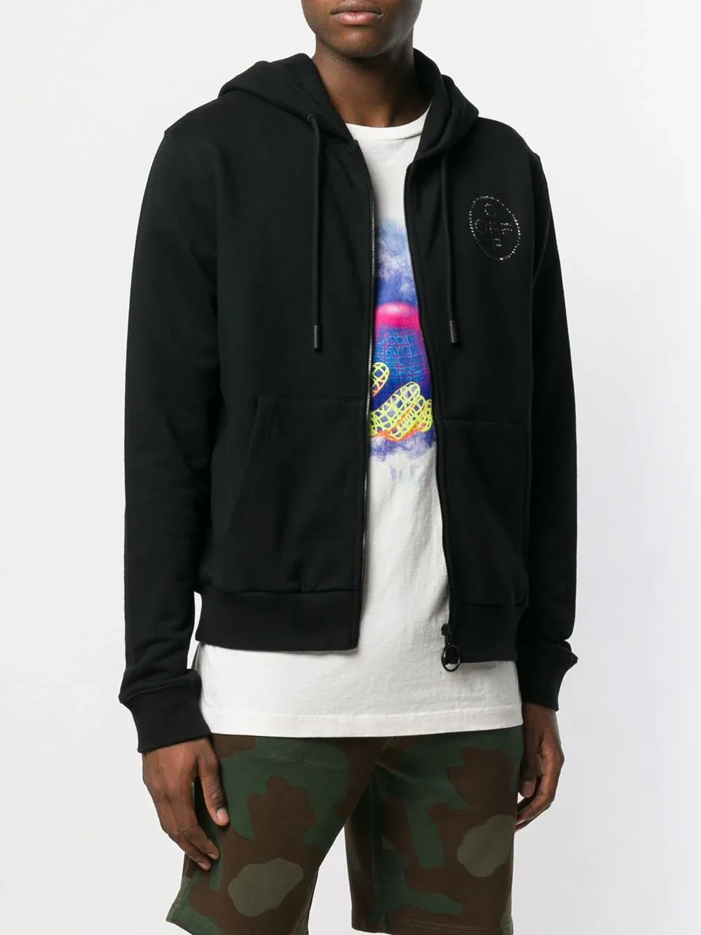 Bright Diamond Hooded Casual Jacket
