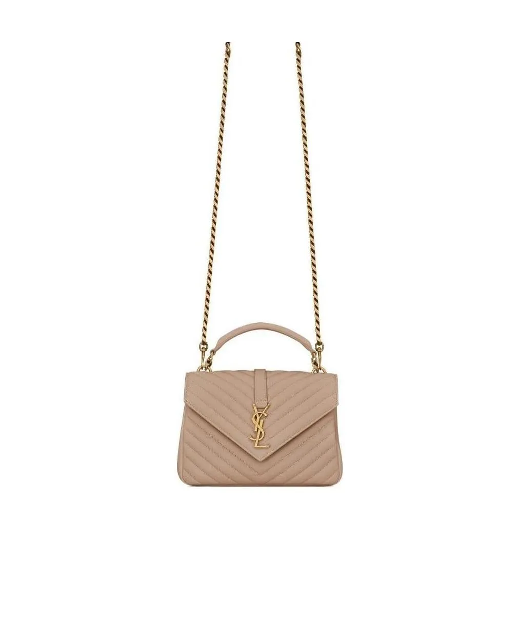 Saint Laurent CollÈGe Quilted Medium Shoulder Bag