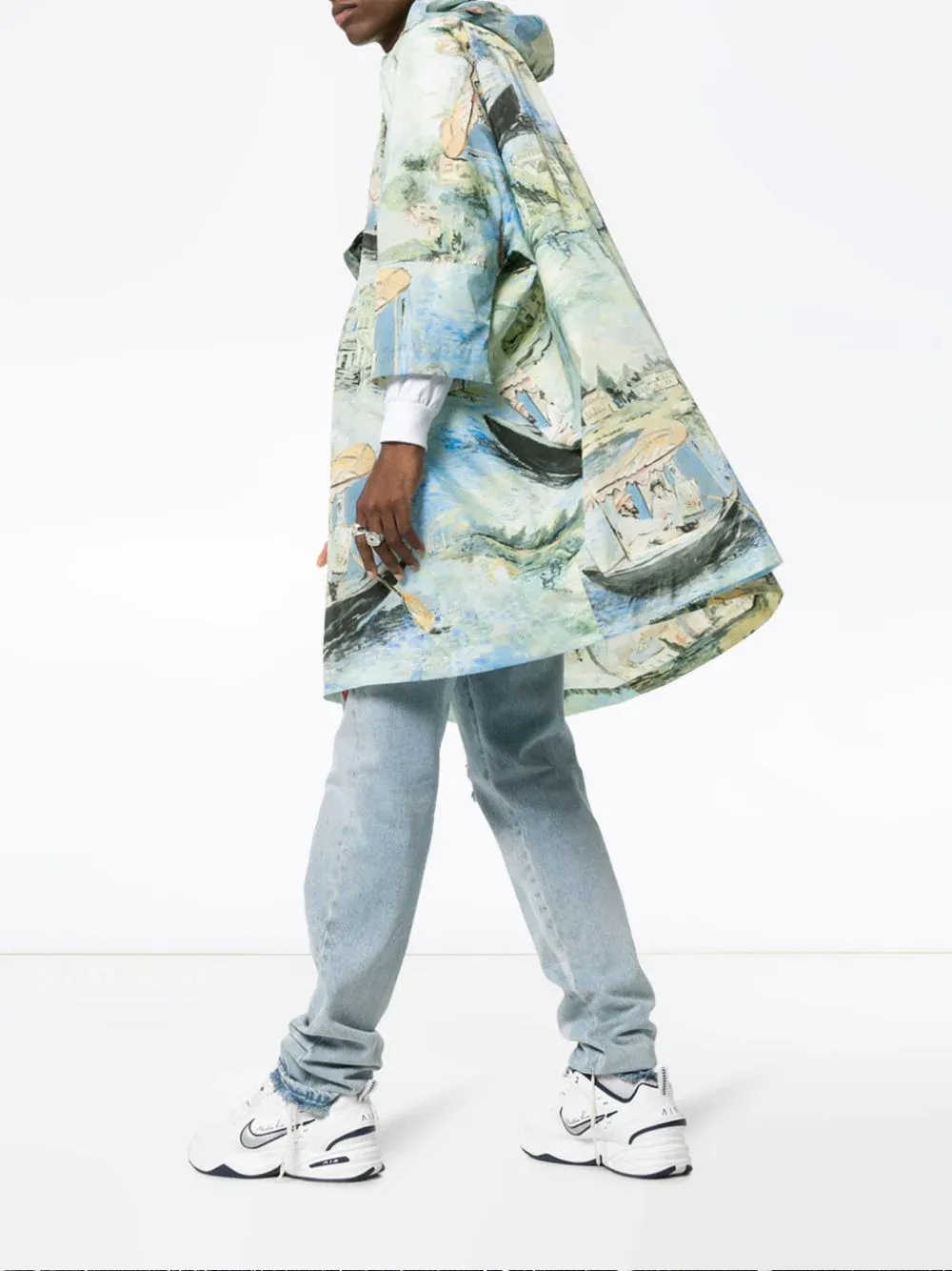 Printed Hooded Cloak