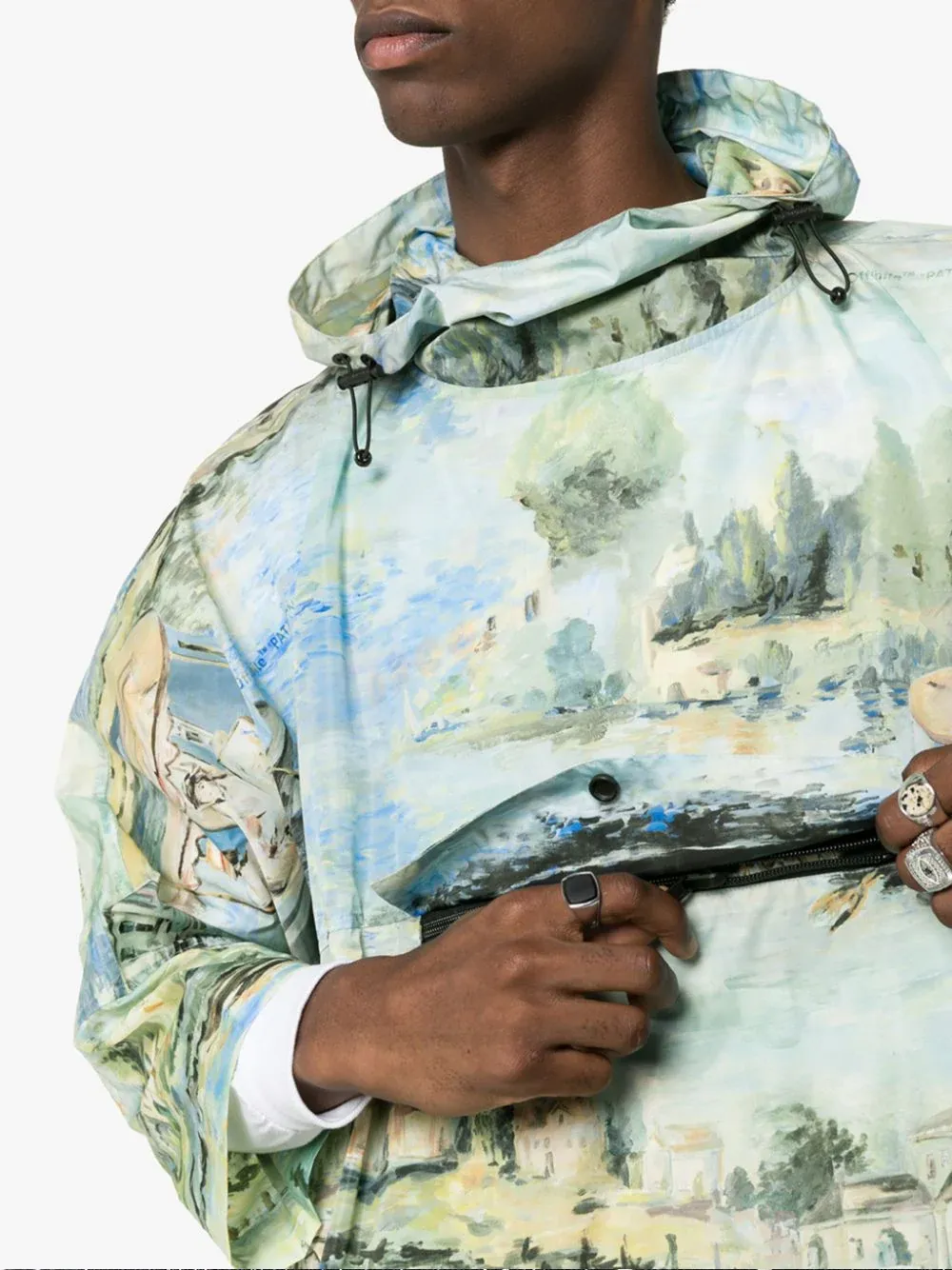 Printed Hooded Cloak