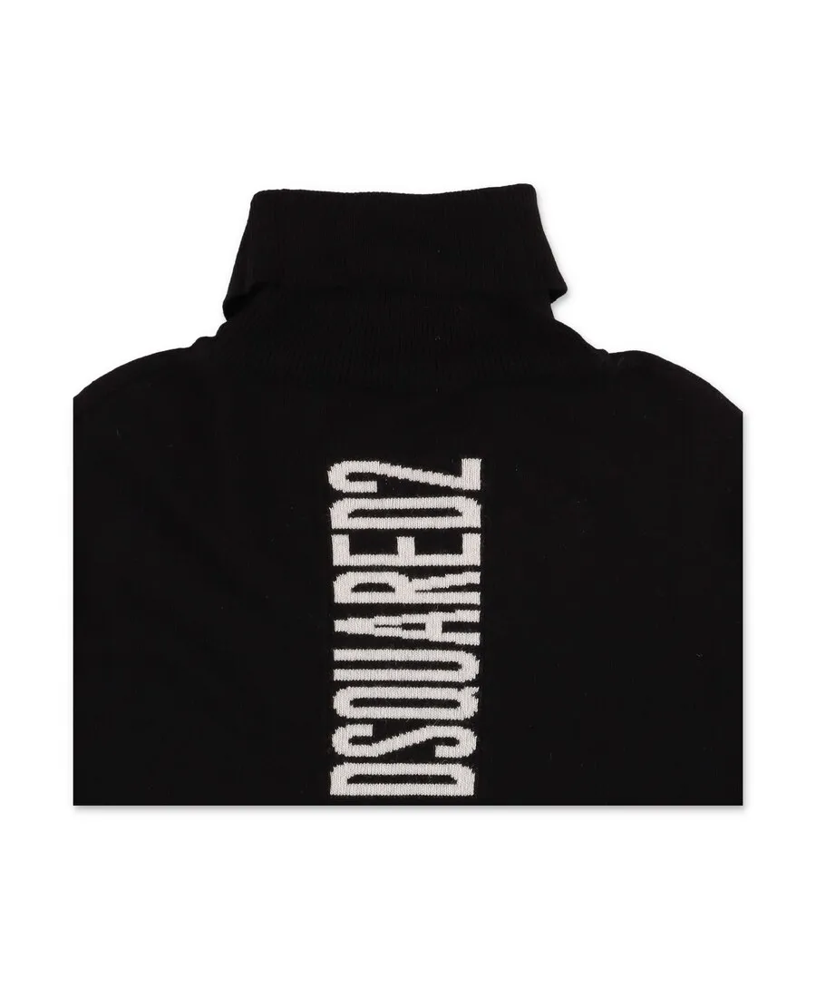 Black Logo Inlaid Sweater
