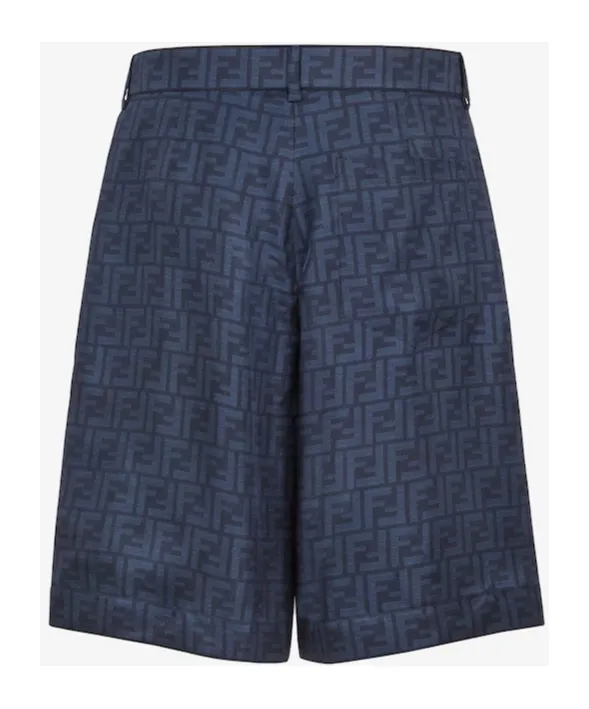 Fendi Ff Jacquard Bermuda Shorts