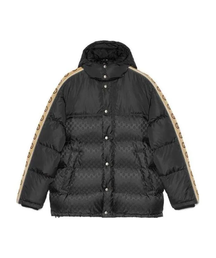 Monogram Pattern Padded Coat