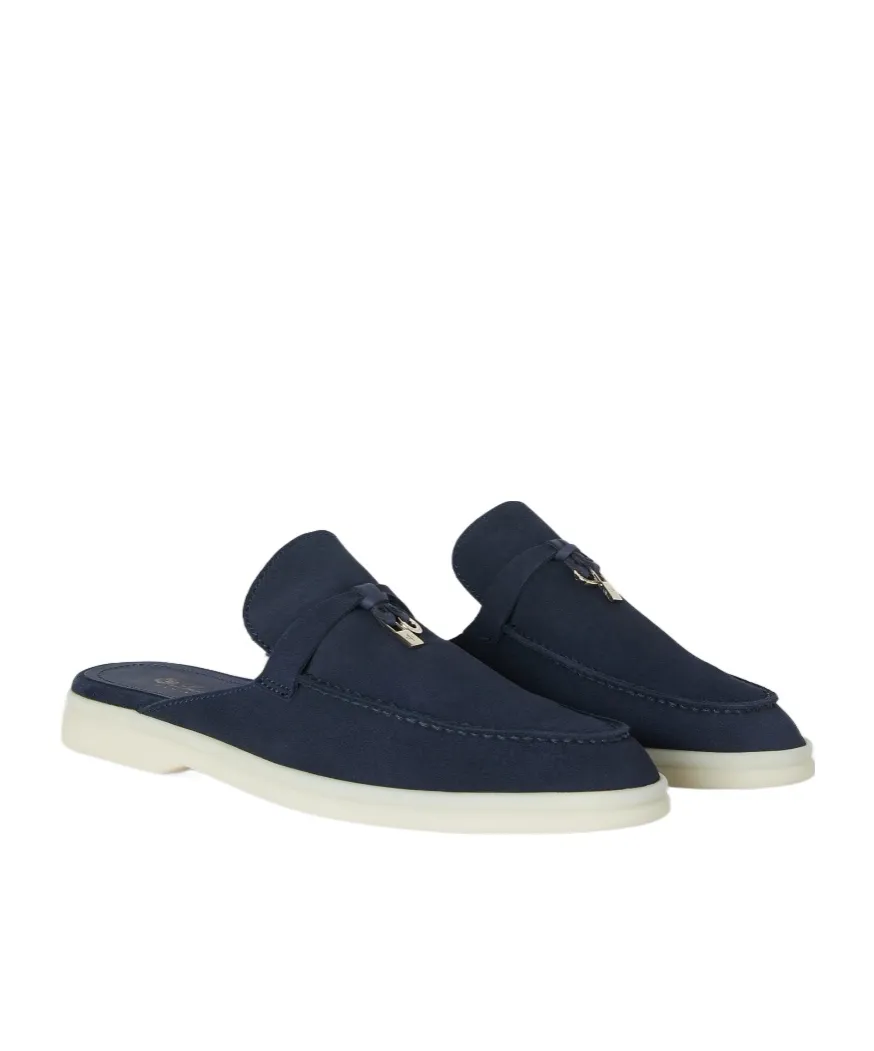 Loro Piana Babouche Charms Slip-On Flat Shoes