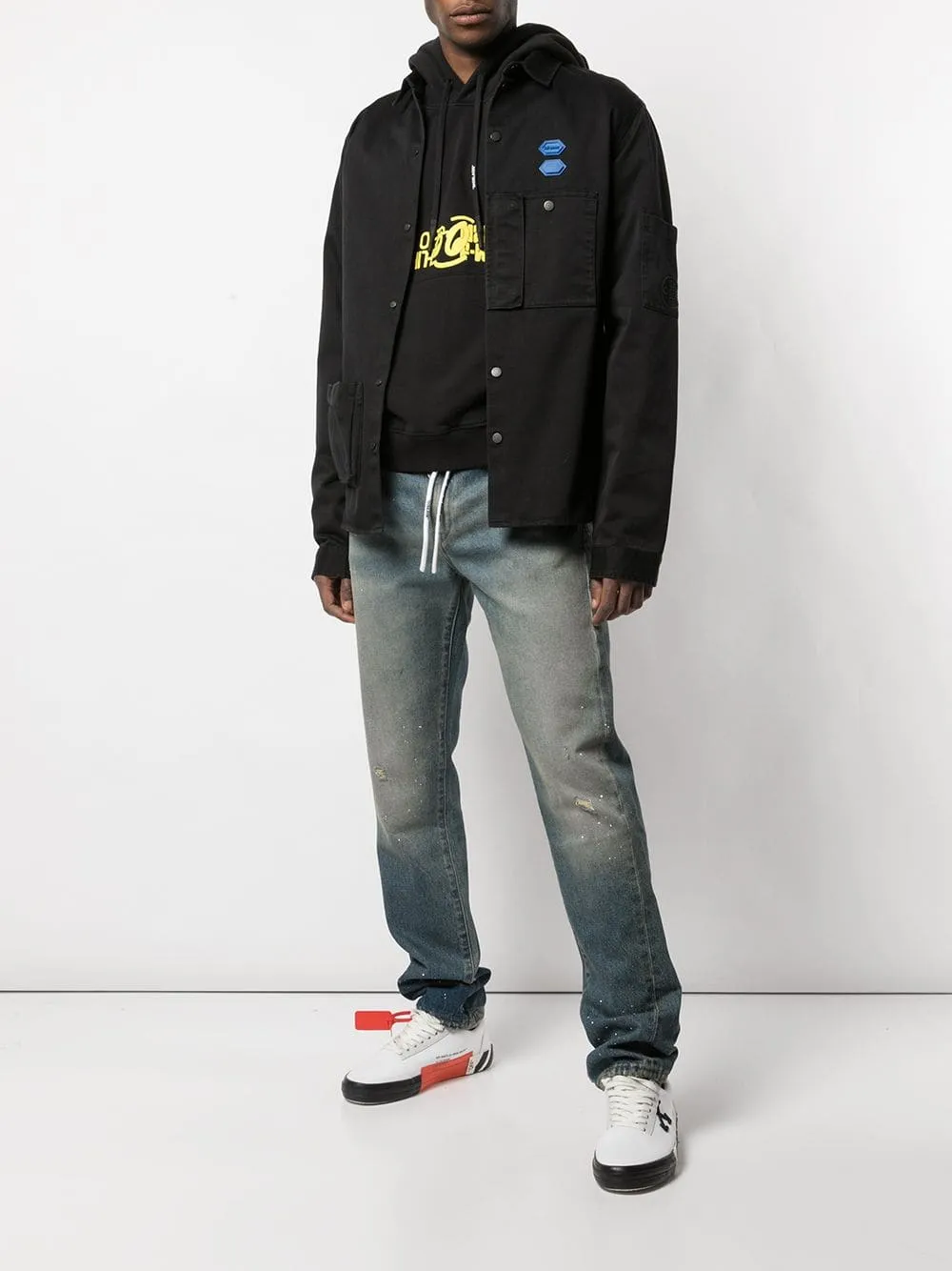 Logo Printed Hooded Hoodie