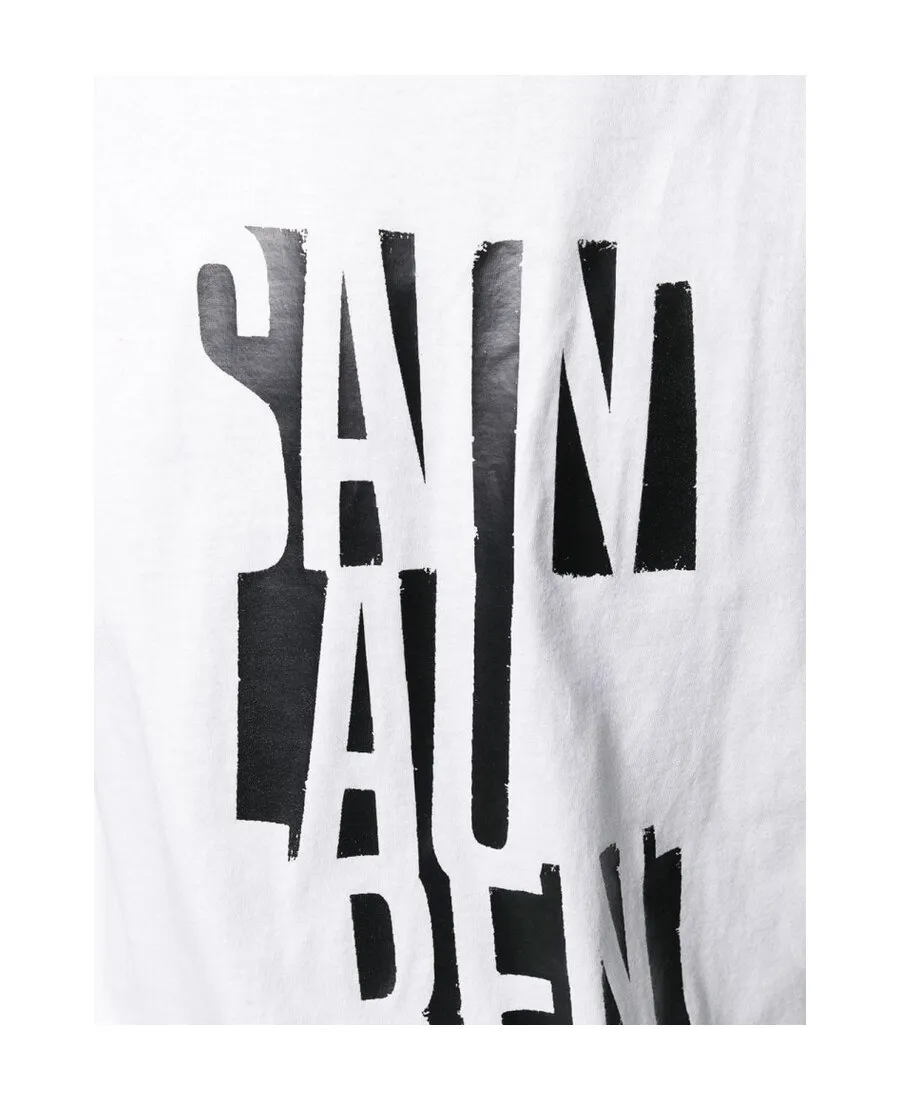 Deconstructed Logo Print T-Shirt