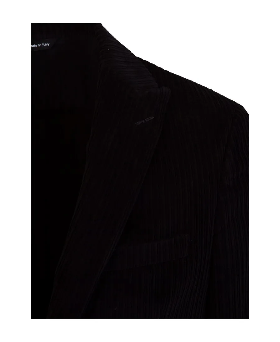 Tonello Peaked Lapel Velvet Jacket