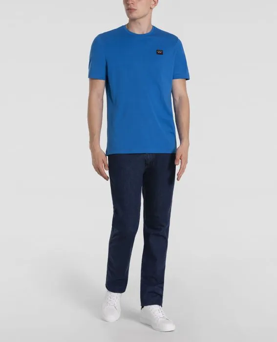 Logo-Patch Cotton T-Shirt