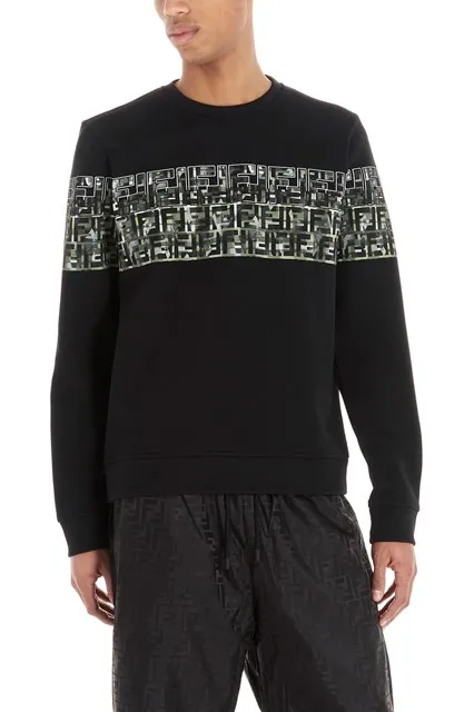 Ff Camouflage Printed Hoodie