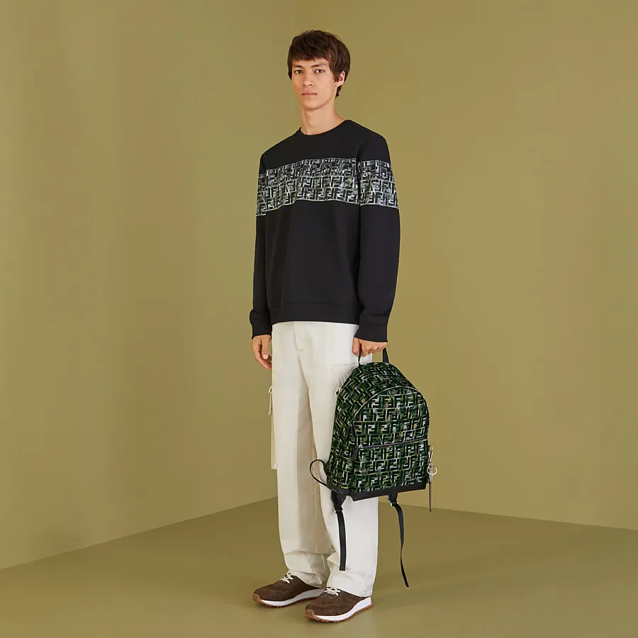Ff Camouflage Printed Hoodie