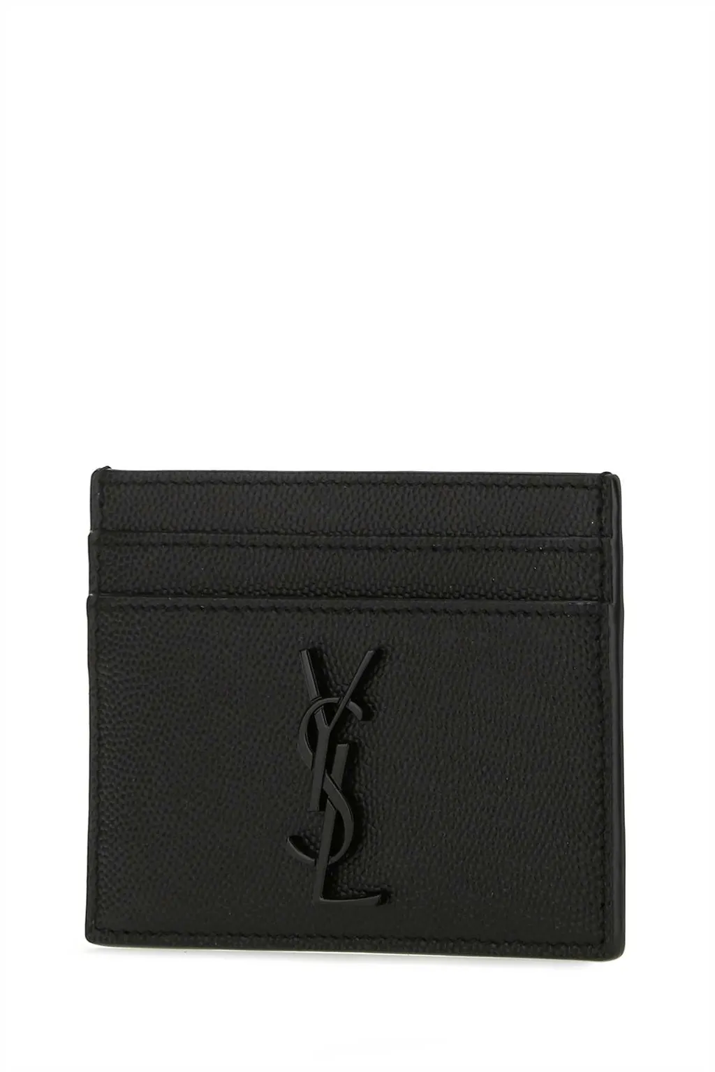Saint Laurent Monogram Logo Plaque Card Holder